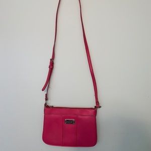 Long Pink Crossbody Bag
